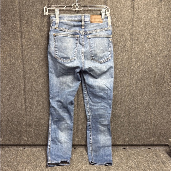 Madewell Blue High Rise Jeans with Distressed Details - Picture 3 of 6